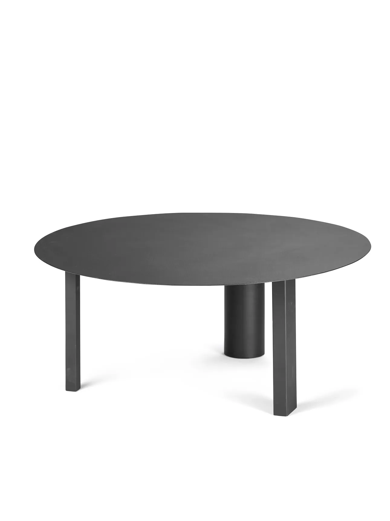 Side Table L Black Tubes L 70 W 70 H 29.5 CM Antonino Sciortino by Serax