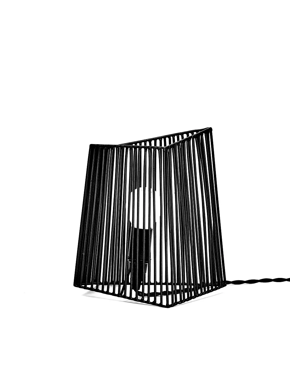 Wall/Table Lamp M Ombre Black L 17 W 12.5 H 20CM by Antonino Sciortino