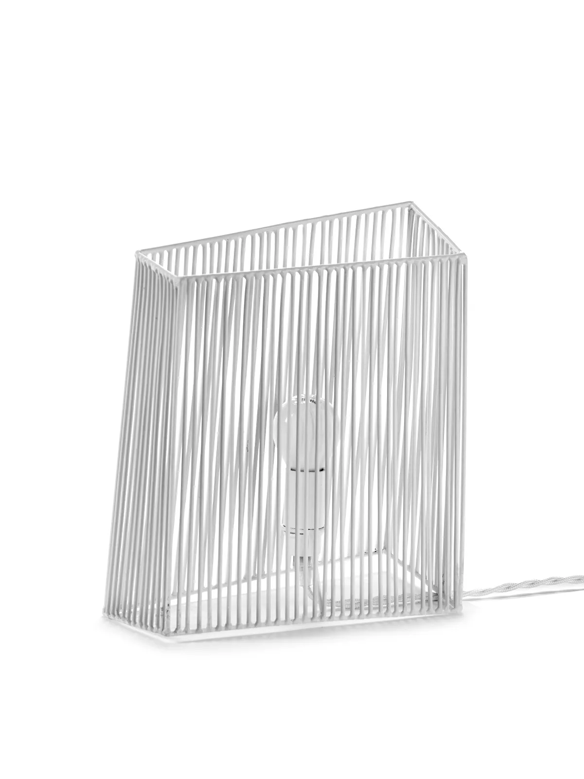 Wall/Table Lamp L Ombre White L 23.5 W 21 H 26CM by Antonino Sciortino