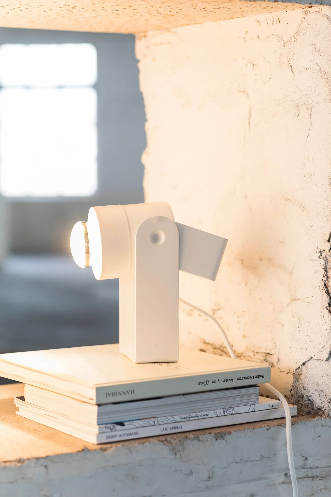 Wall/Table Lamp Macari White L 21 W 12 H 7CM by Antonino Sciortino