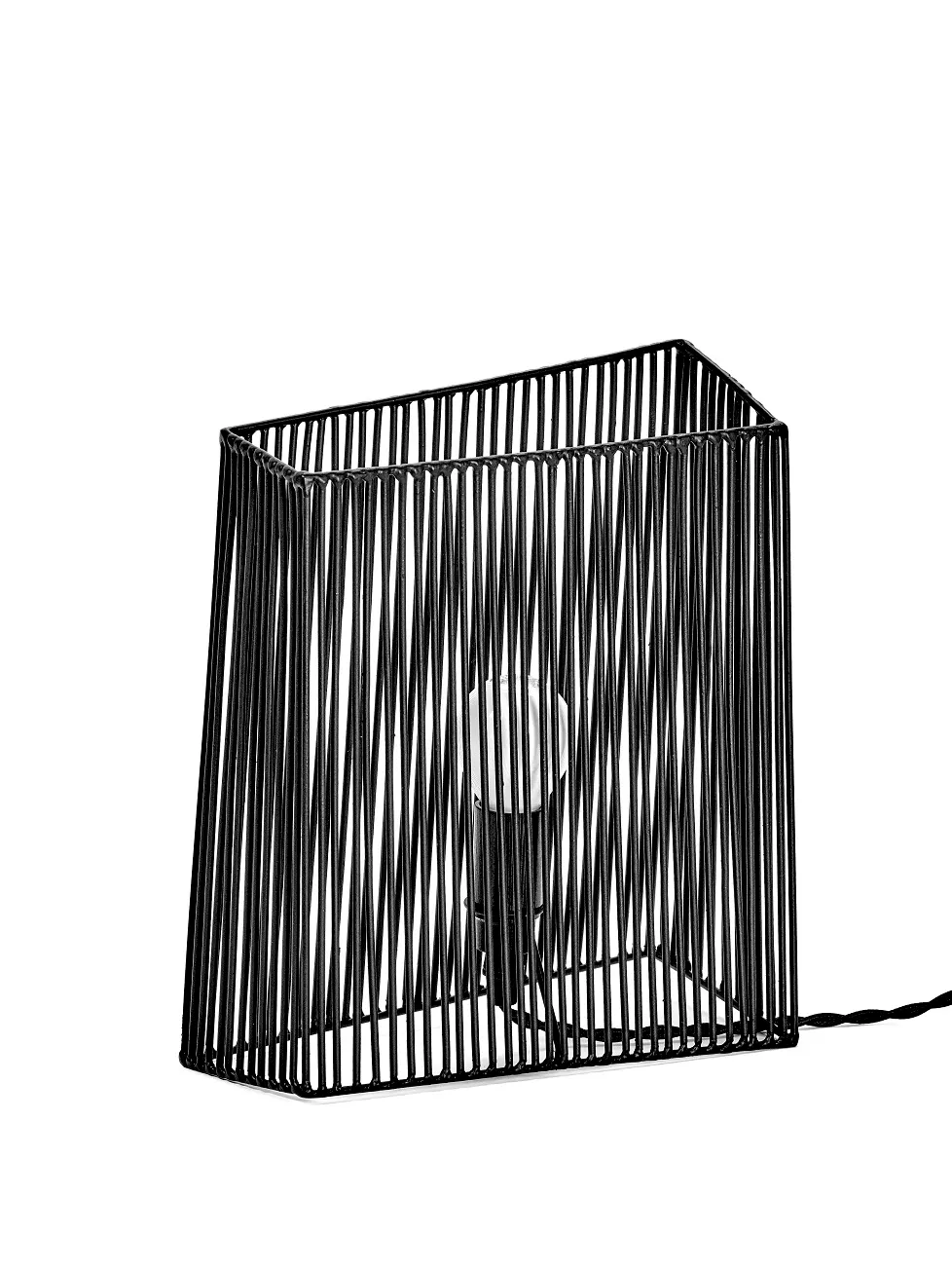 Wall/Table Lamp L Ombre Black L 23.5 W 21 H 26CM by Antonino Sciortino