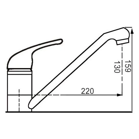 Cromo Crolla Single Lever Mixer