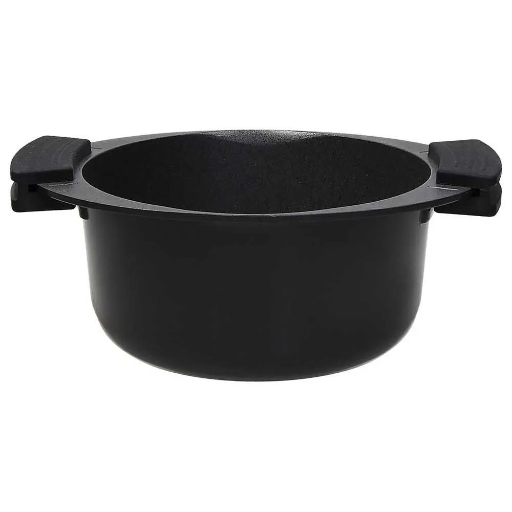 Casserole 2 Handles Avantspace Tognana 20 cm Black Aluminium