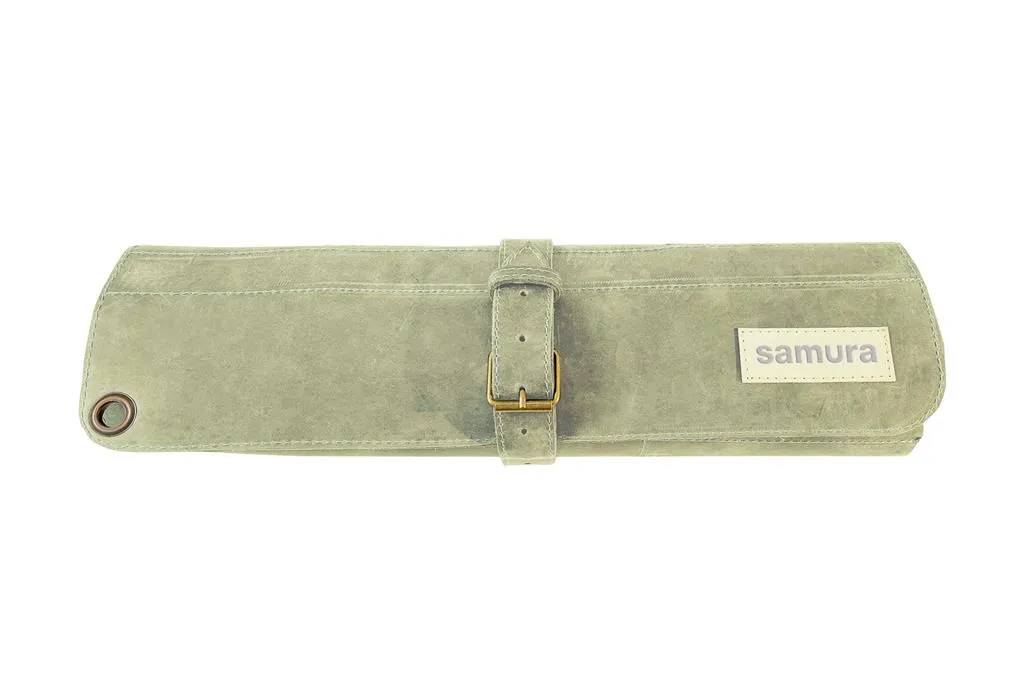 Samura Gray Leather Knife Bag