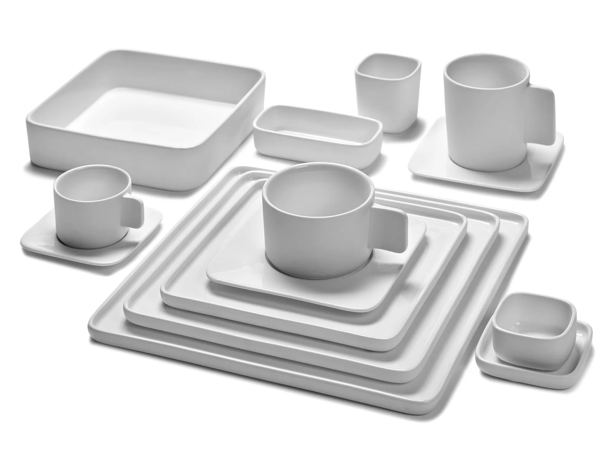 Square Bowl High L Collezione Heii by Serax