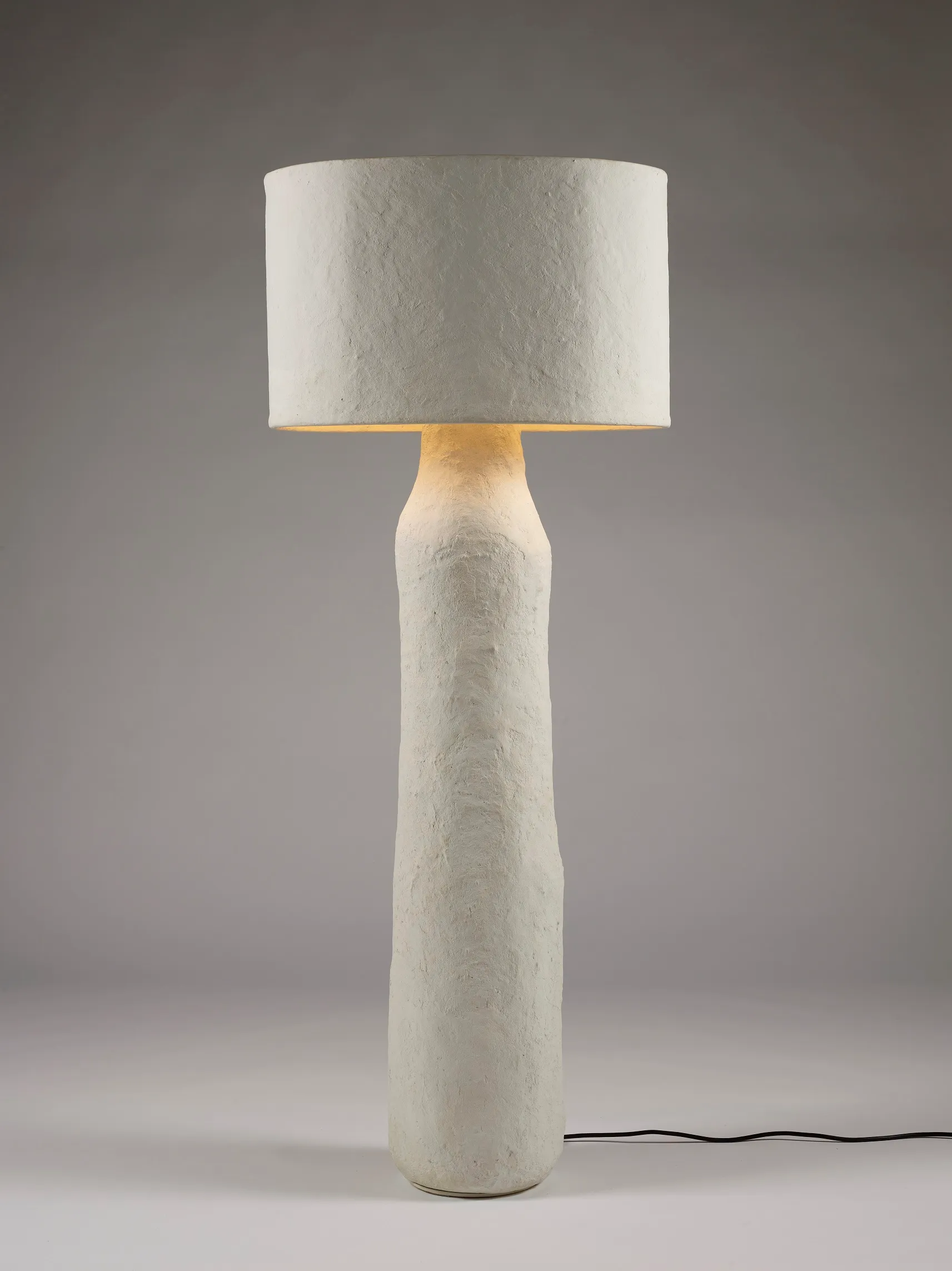 Floor Lamp M White Earth L 60 W 40 H 148CM by Marie Michielssen