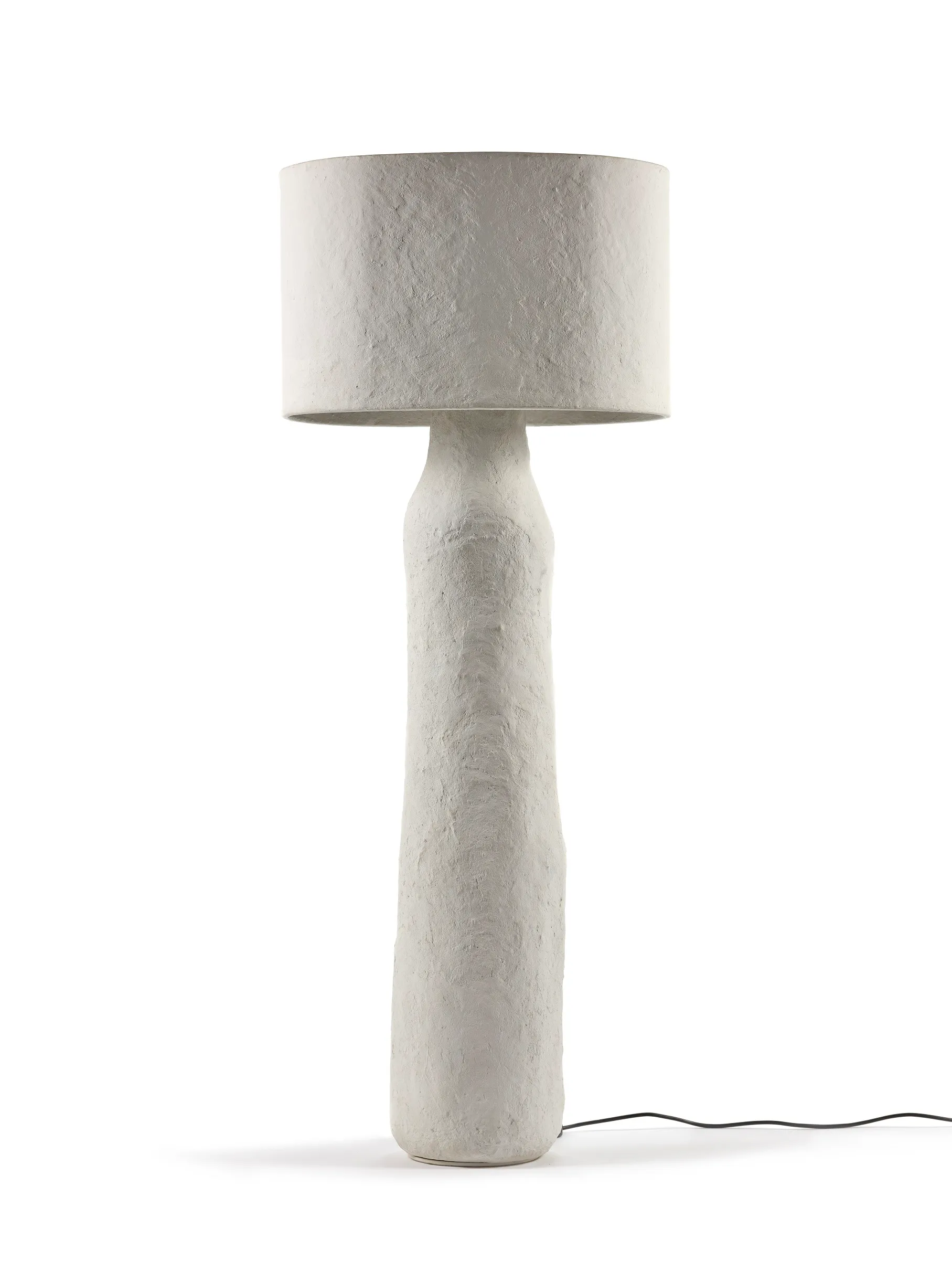 Floor Lamp M White Earth L 60 W 40 H 148CM by Marie Michielssen