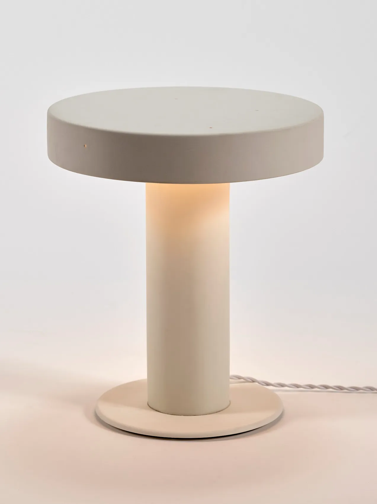 Table Lamp Beige Clara Serax 03 L 29.8 W 29.8 H 34.5CM by Anita Le Grelle
