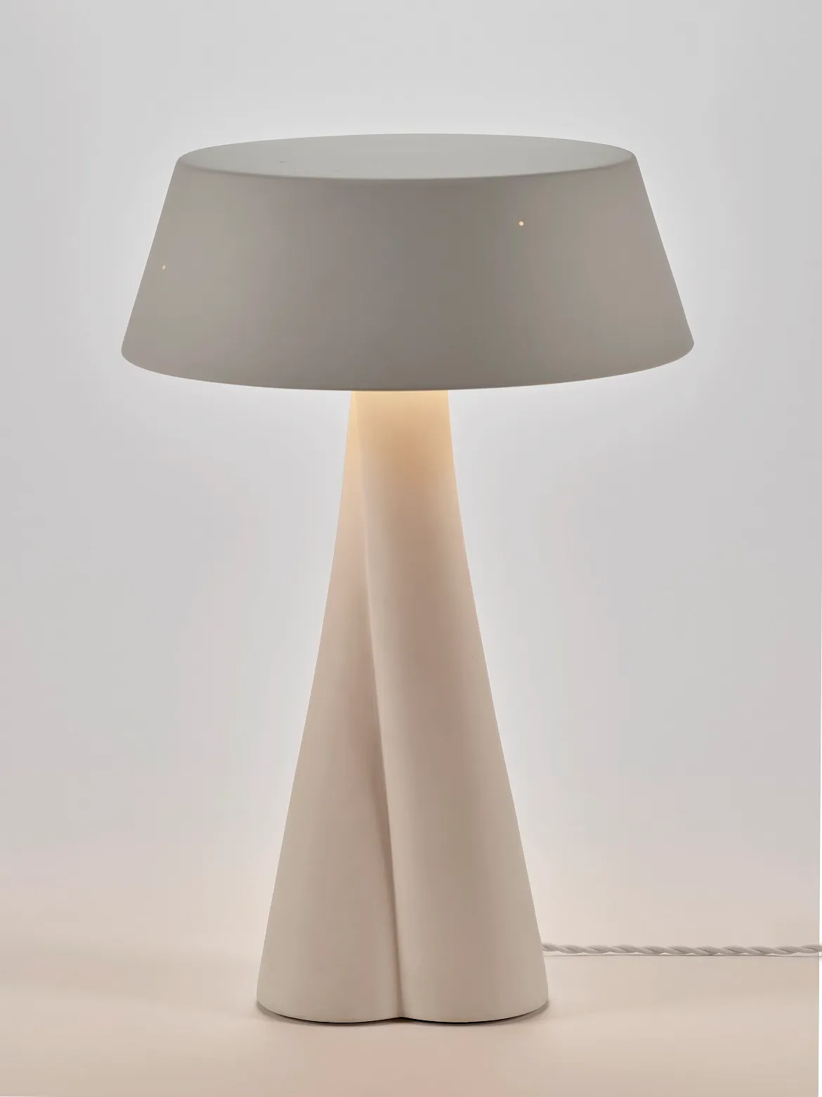 Table Lamp Beige Paulina 04 L 33 W 33 H 51.5CM by Anita Le Grelle