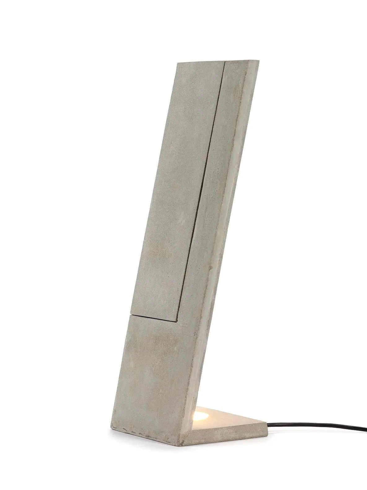 Lampada da tavolo Concrete Ixelles L 15 L 16 A 50,5 cm di Patrick Paris