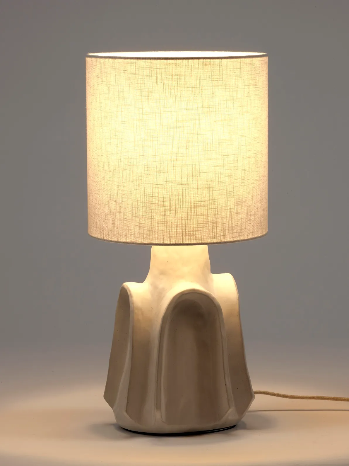 Lampada da tavolo Billy bianca L 25 P 25 H 53 CM di Marie Michielssen