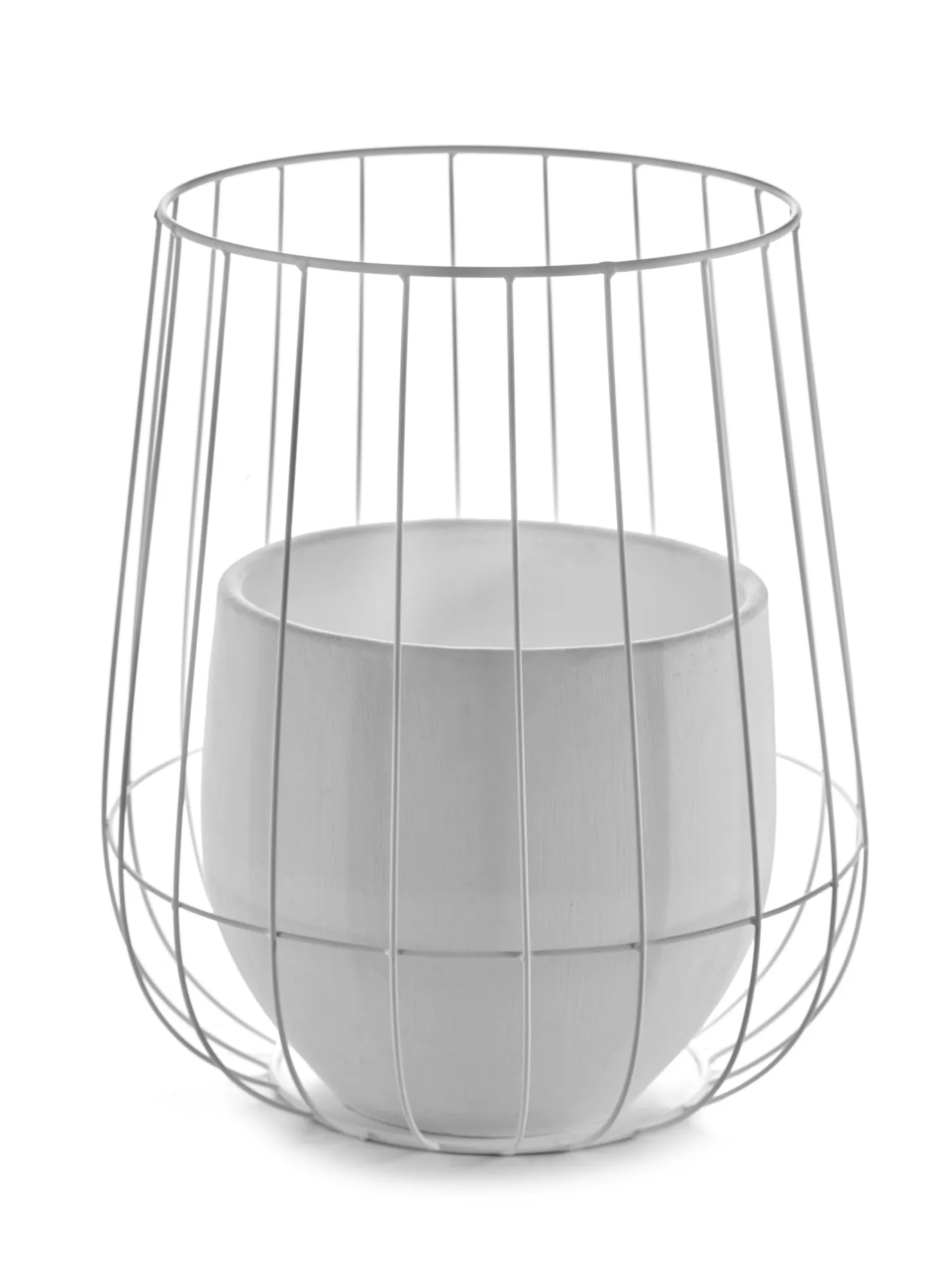 Pot In A Cage White Serax