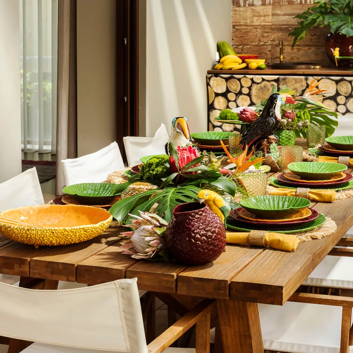 Soup plate Amazonia Bordallo Pinheiro