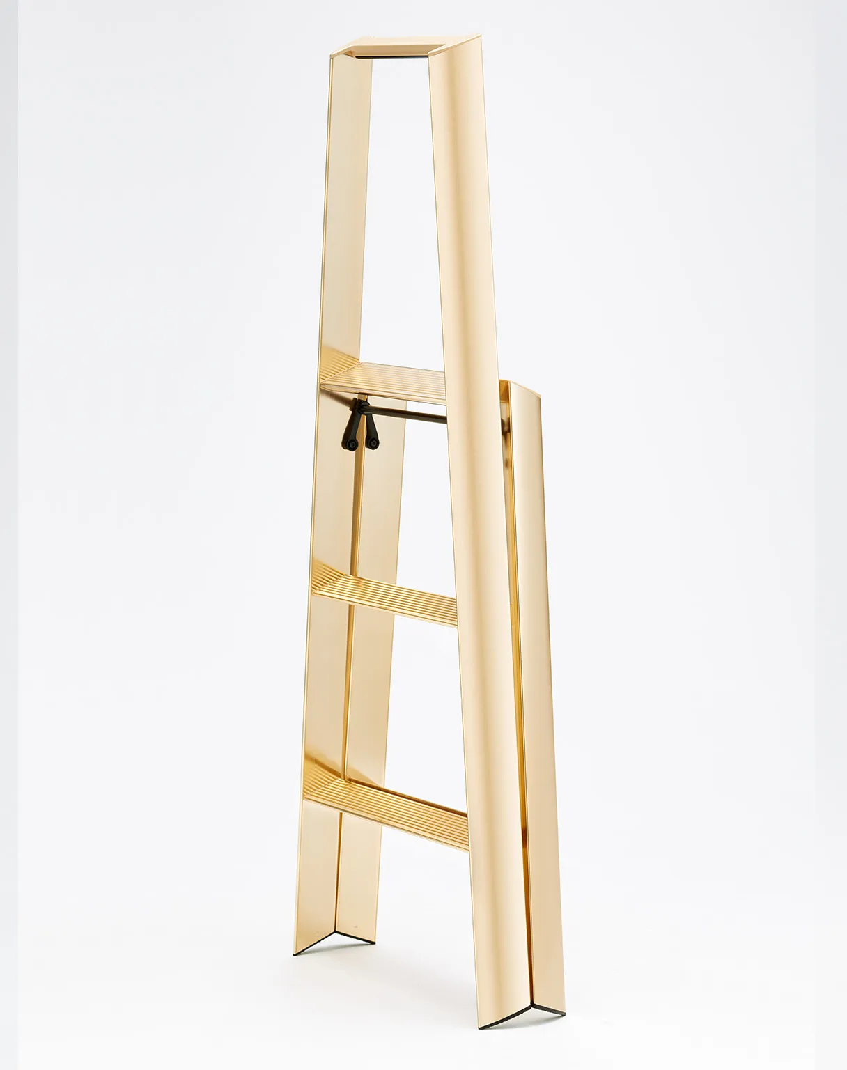 Step Ladder Metaphys Design Lucano 3 steps Gold Premium Edition