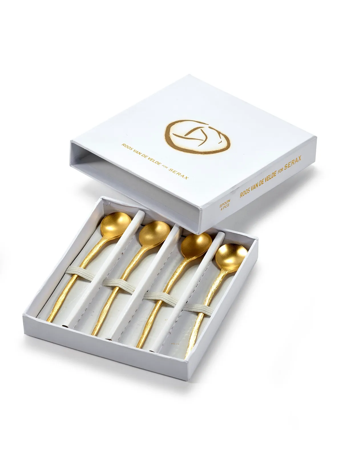 Set 4 cucchiaini gold Roos Van de Velde for Serax