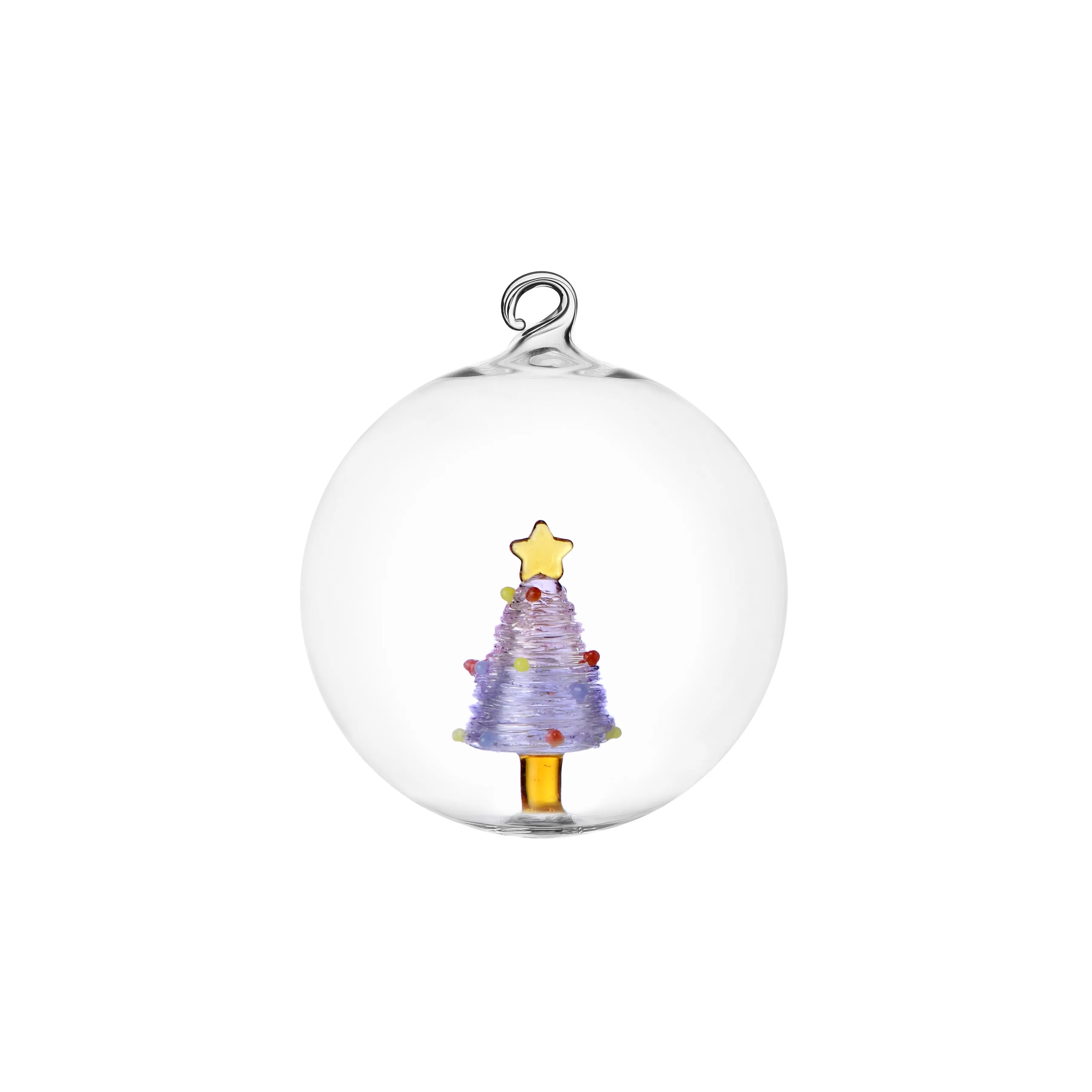Palla natale Albero lilla-stella Ichendorf Collezione Christmas Tales