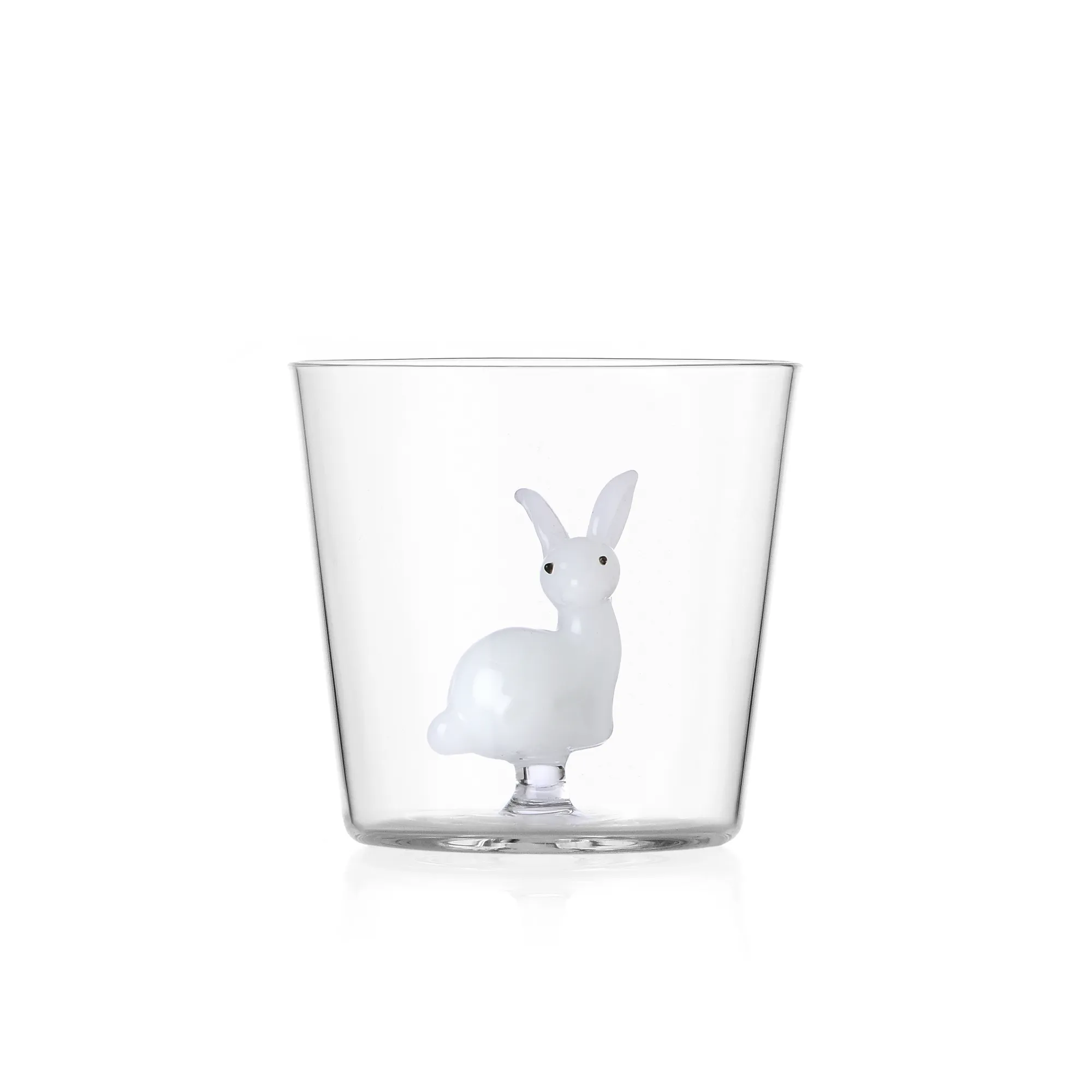 Ichendorf Collezione in Borosilicato Woodland Tales tumbler coniglio bianco
