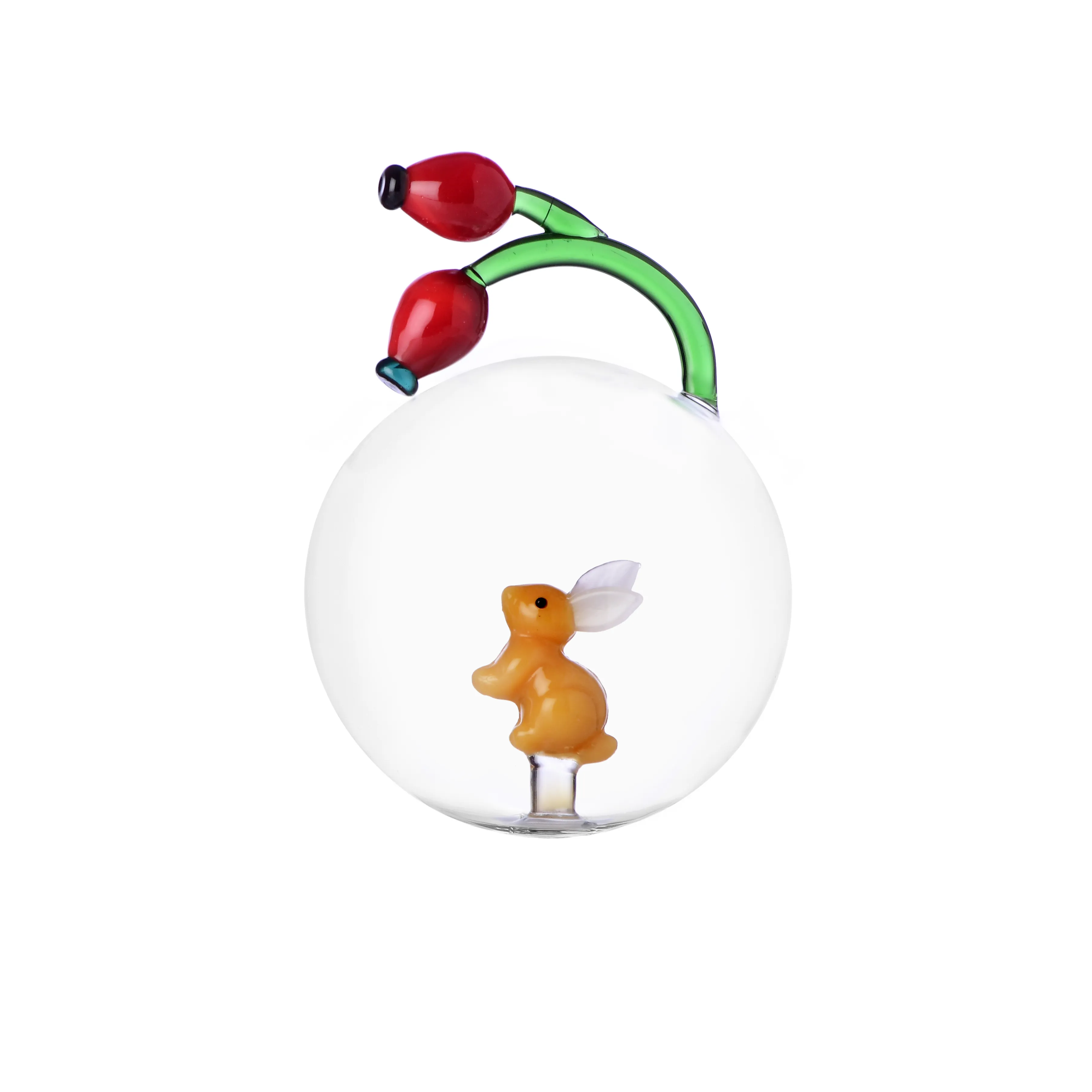 Palla Natale Coniglio-Bacche Ichendorf Collezione Woodland Tales