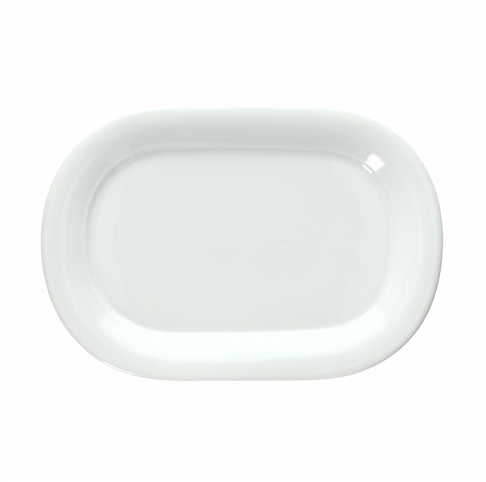 Oval Plate Tognana Collection Thesis White