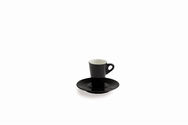 Coffee Cup with Saucer Tognana Mara Black