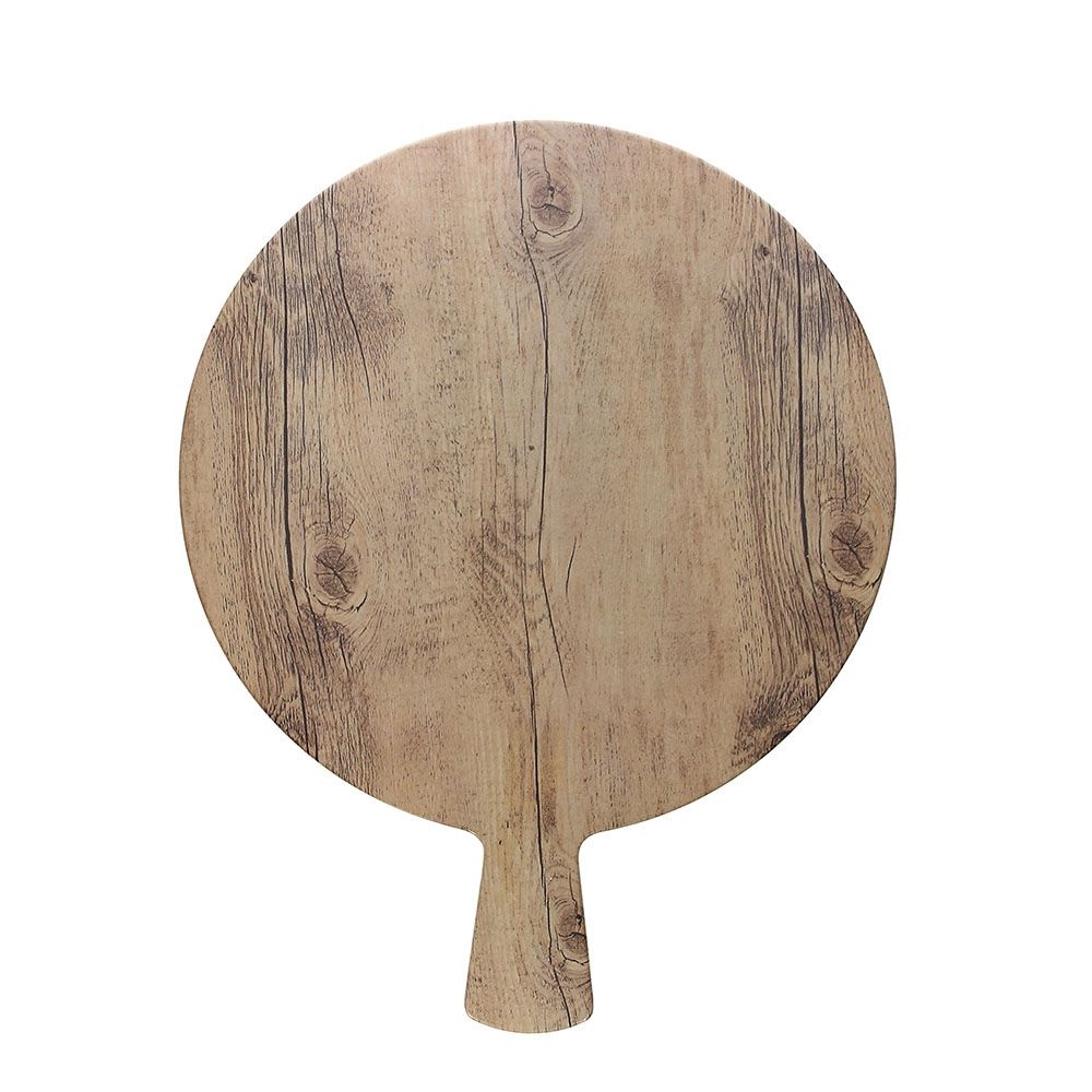 Round Cutting Board Wooden Melamine 32 cm