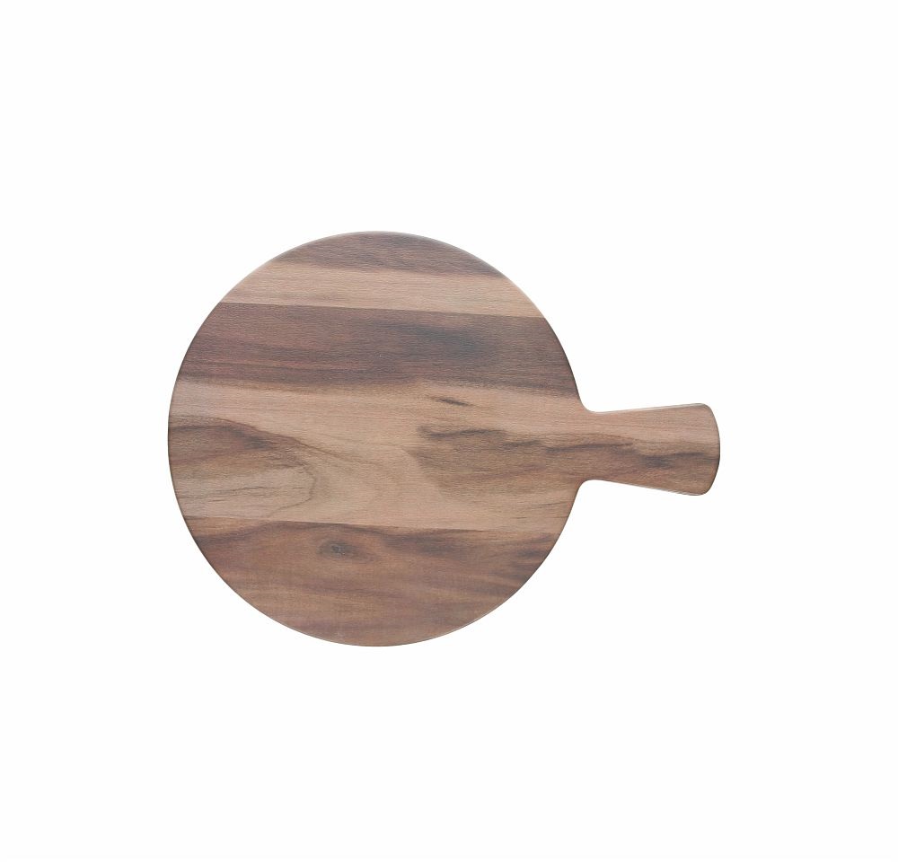 Round Cutting Board Dark Melamine 28 cm