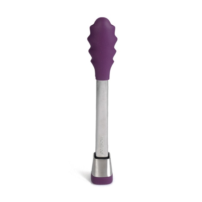 Mastrad Pinza cucina acciaio e silicone viola