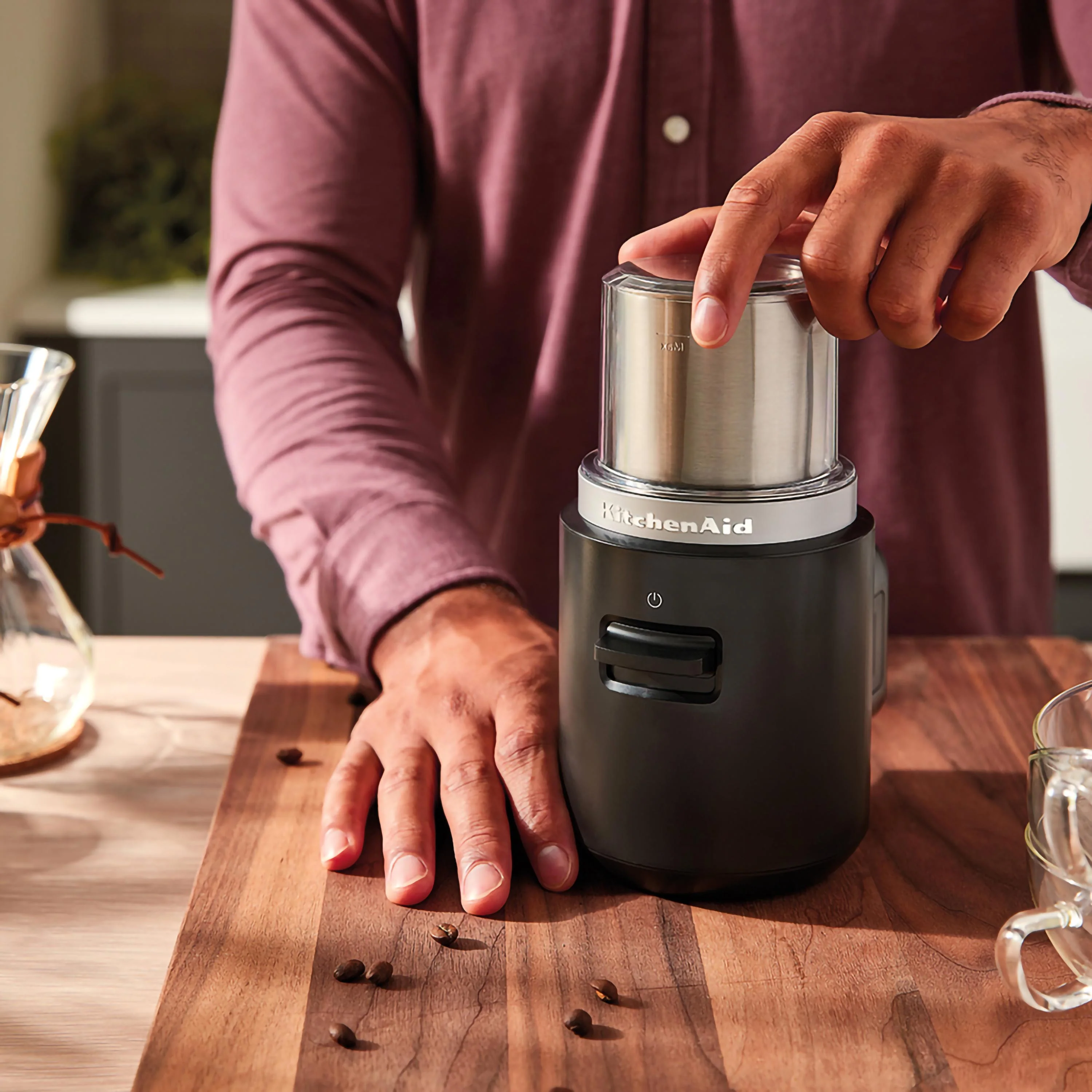 kitchenaid Cordless Coffee Grinder w/Battery