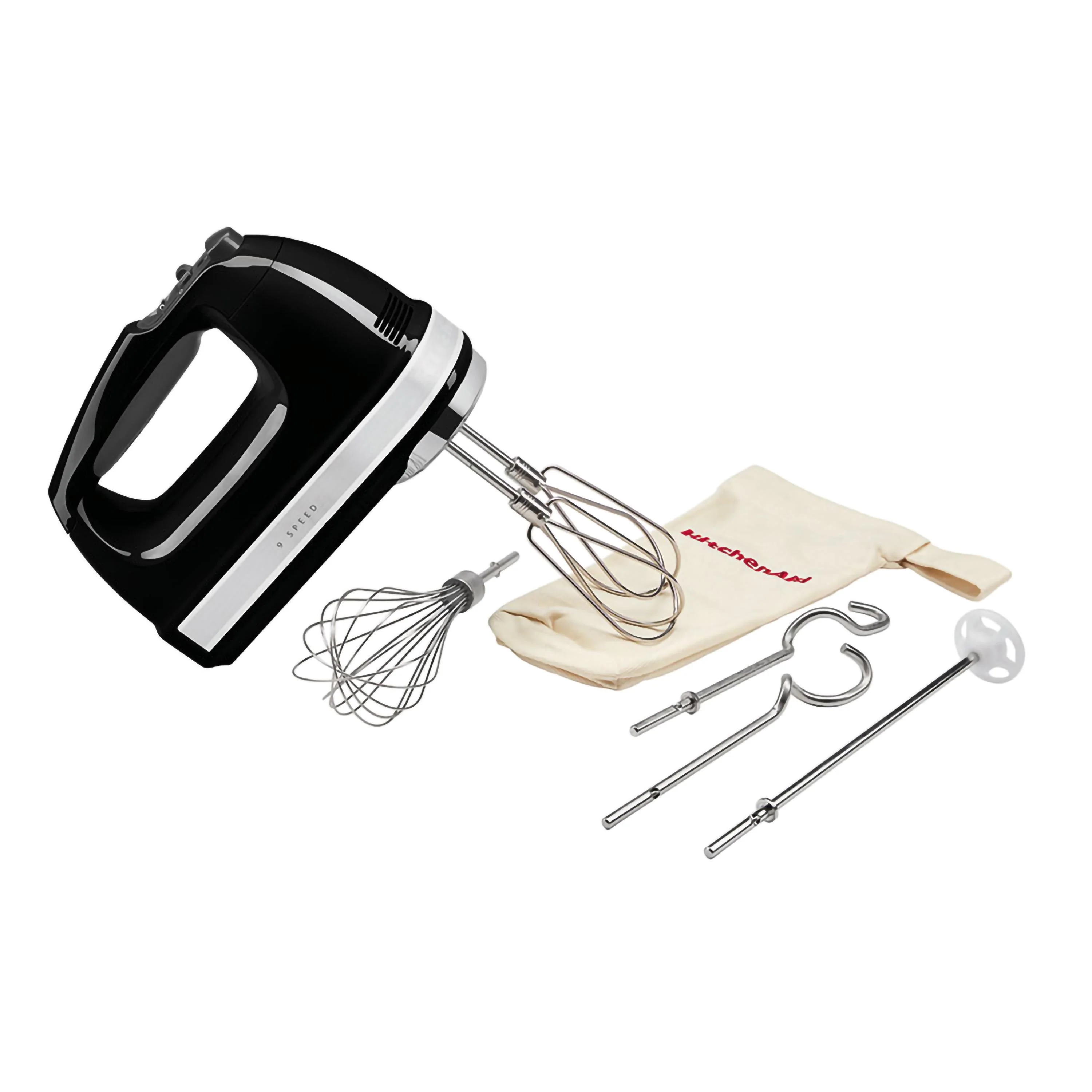 kitchenaid Sbattitore elettrico 9 velocità Onyx Black
