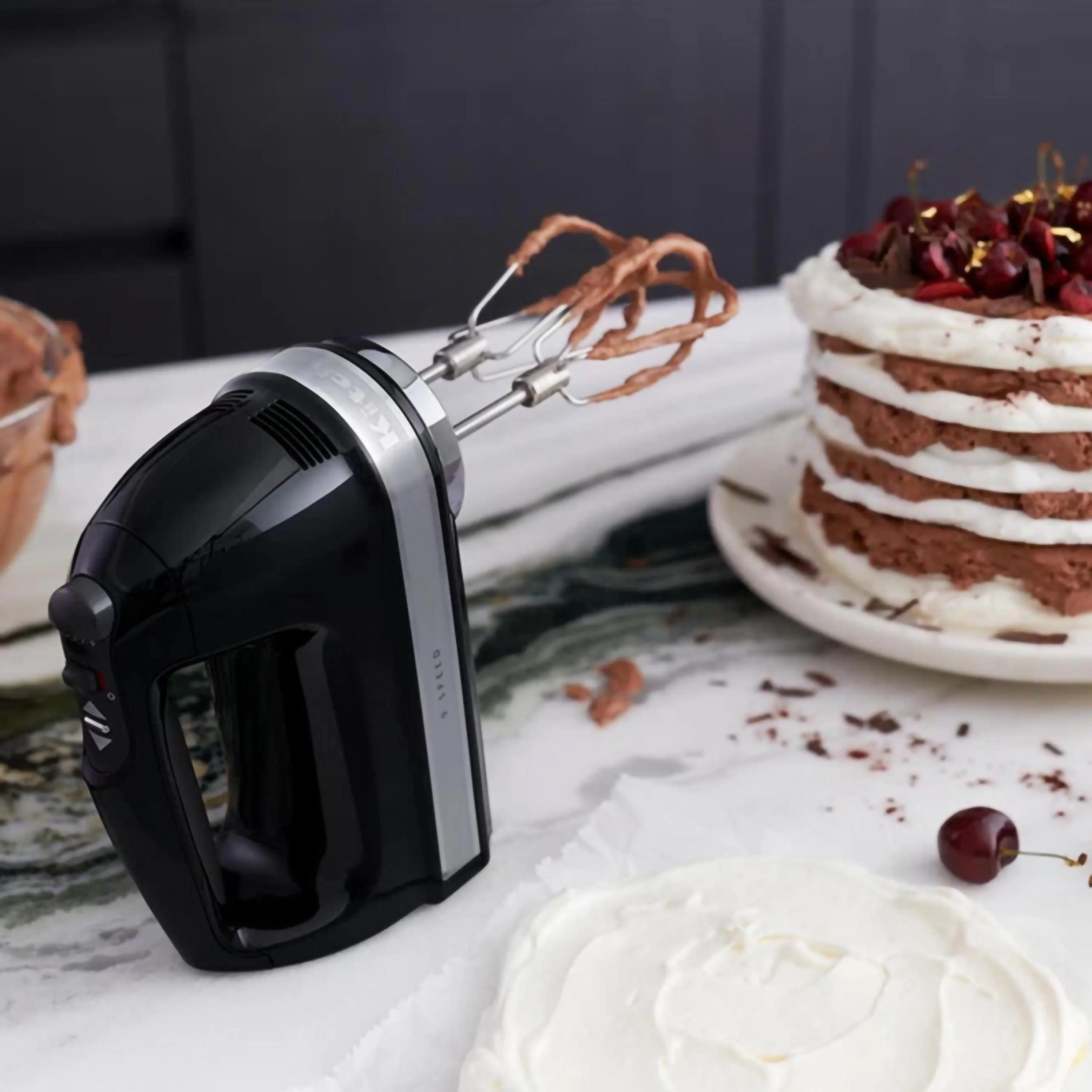 kitchenaid Sbattitore elettrico 9 velocità Onyx Black