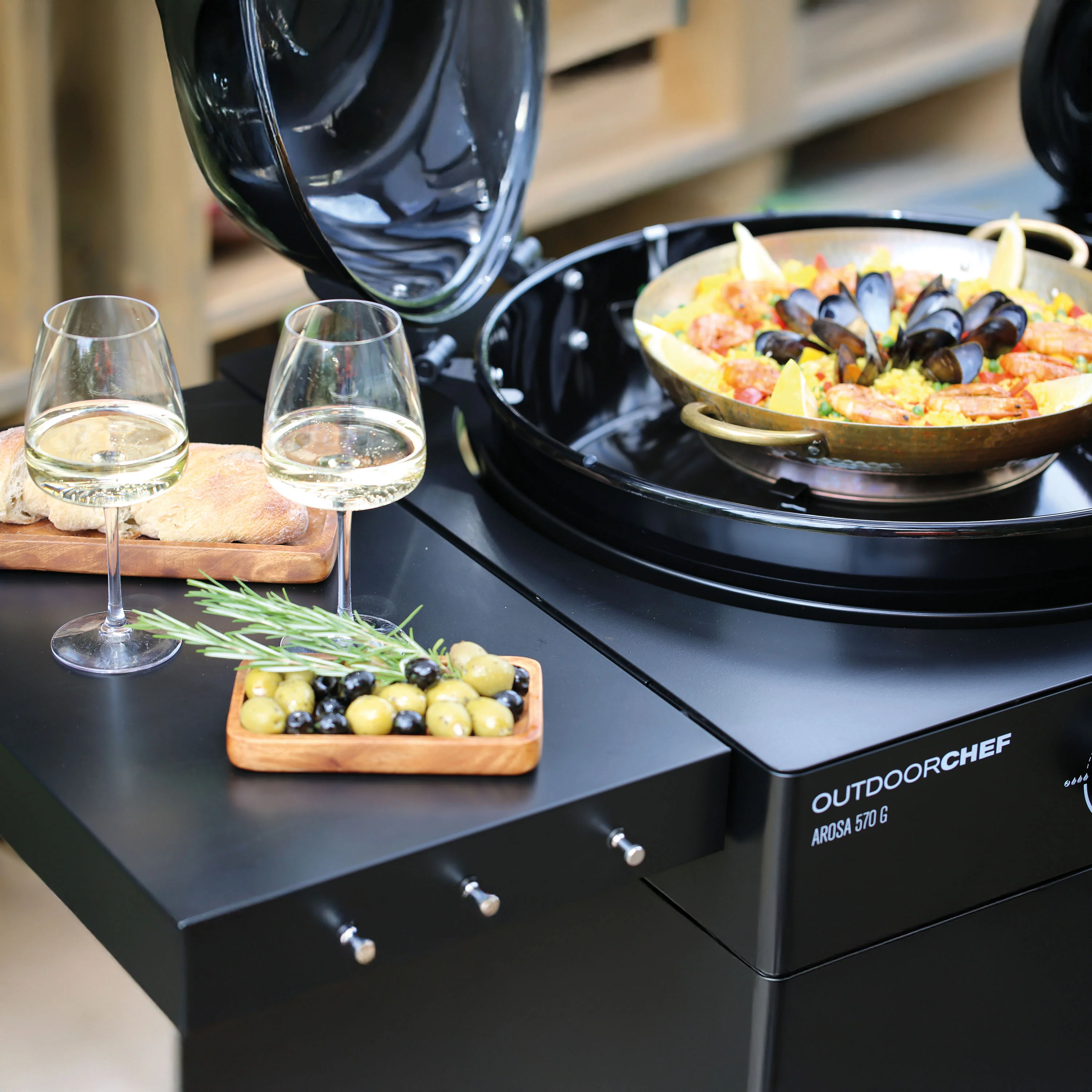 Outdoorchef Barbecue a gas Arosa 570 G EVO Plus black