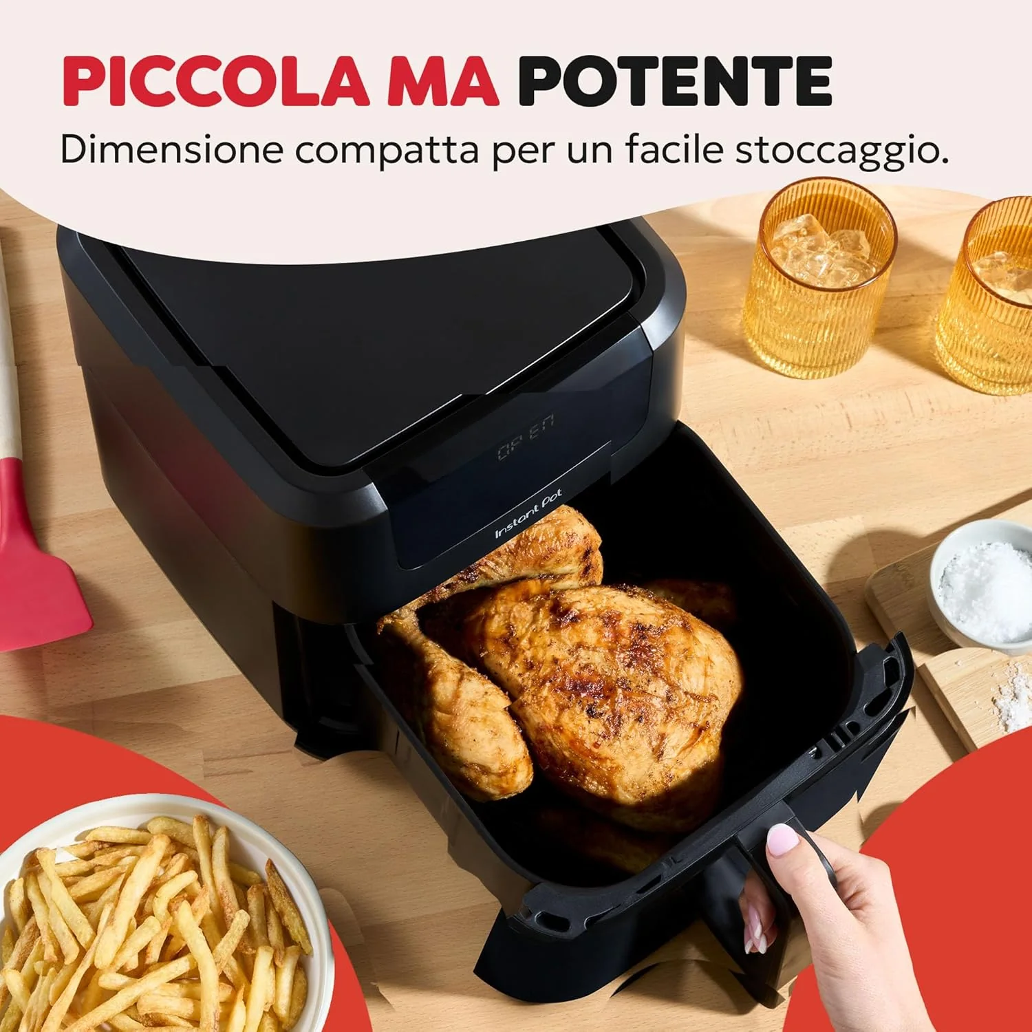 Friggitrice ad Aria Instant Vortex Clearcook 5L