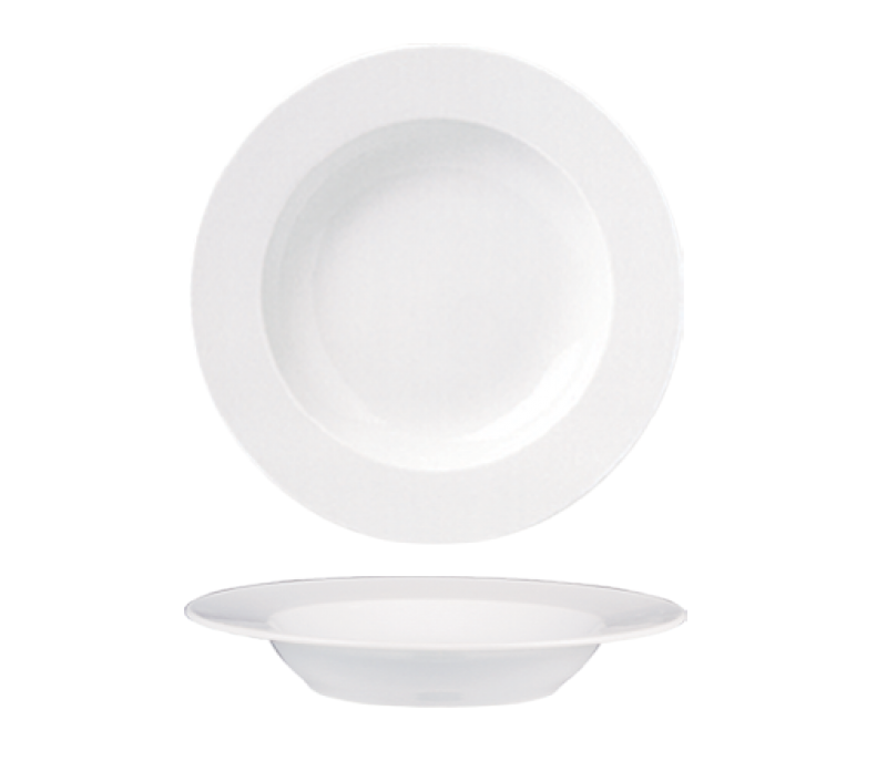Soup Plate 23 cm Gural Delta White for Restaurants