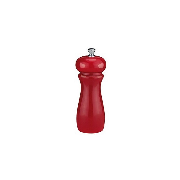 Red Wood Salt and Pepper Ceramic Mill  15 cm