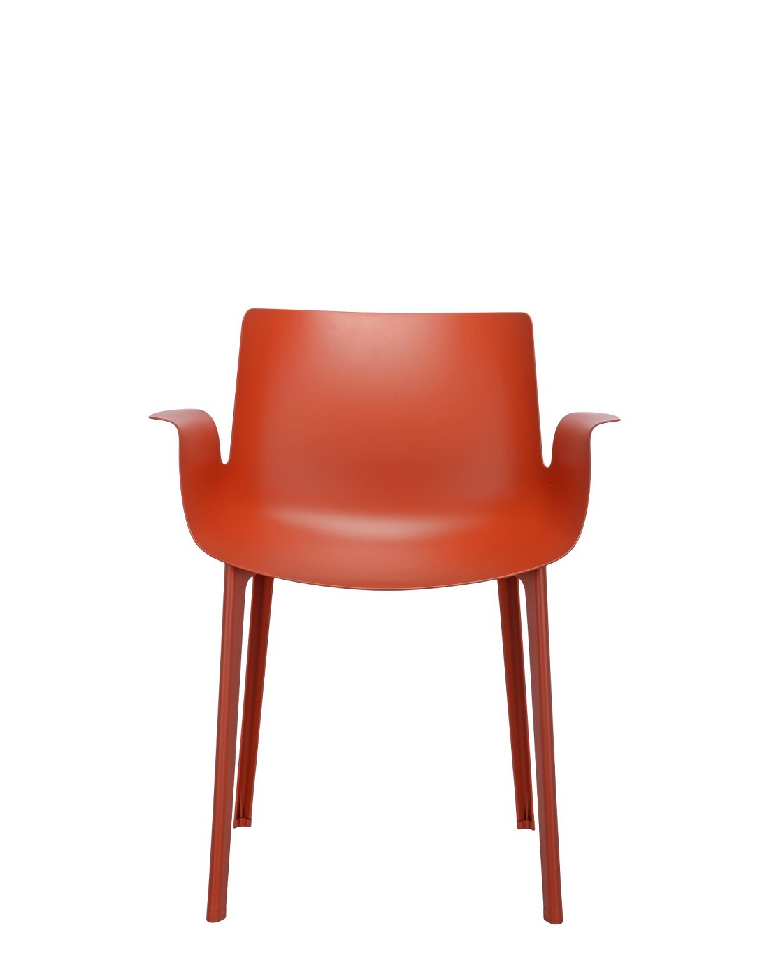 Sedia Piuma Kartell Arancio Ruggine