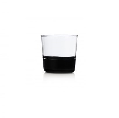 Bicchiere Acqua Ichendorf Collezione Light Colore Nero Clear