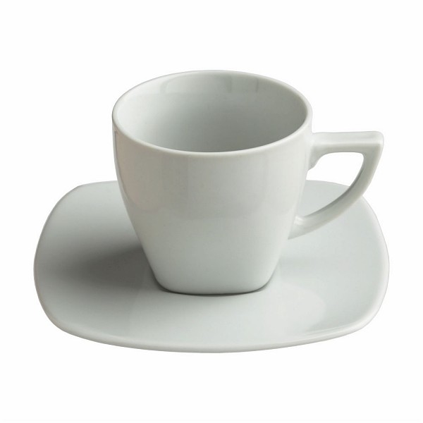 Set 4 tazzine metallo e ceramica per caffe e cappuccino da colazione Tazza  Espresso