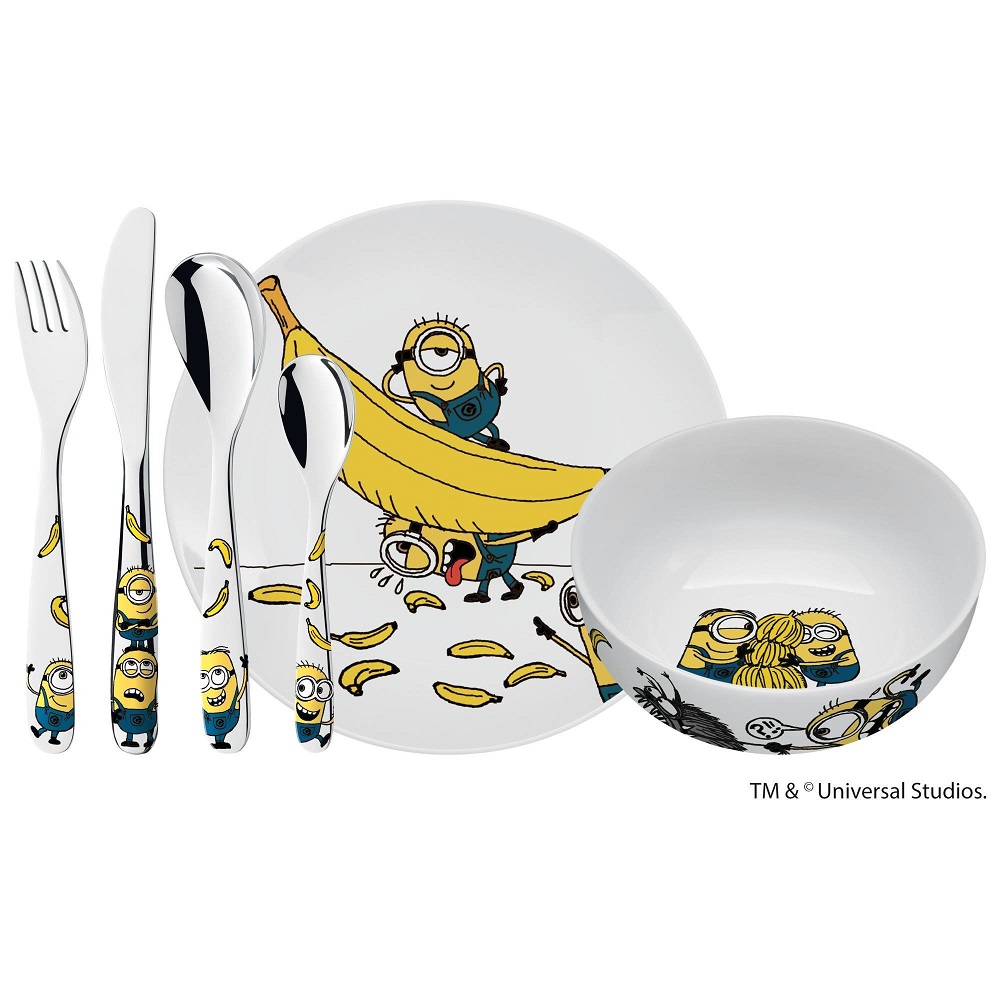 Set Servizio Tavola Posate WMF Minions 6 pezzi Bimbo