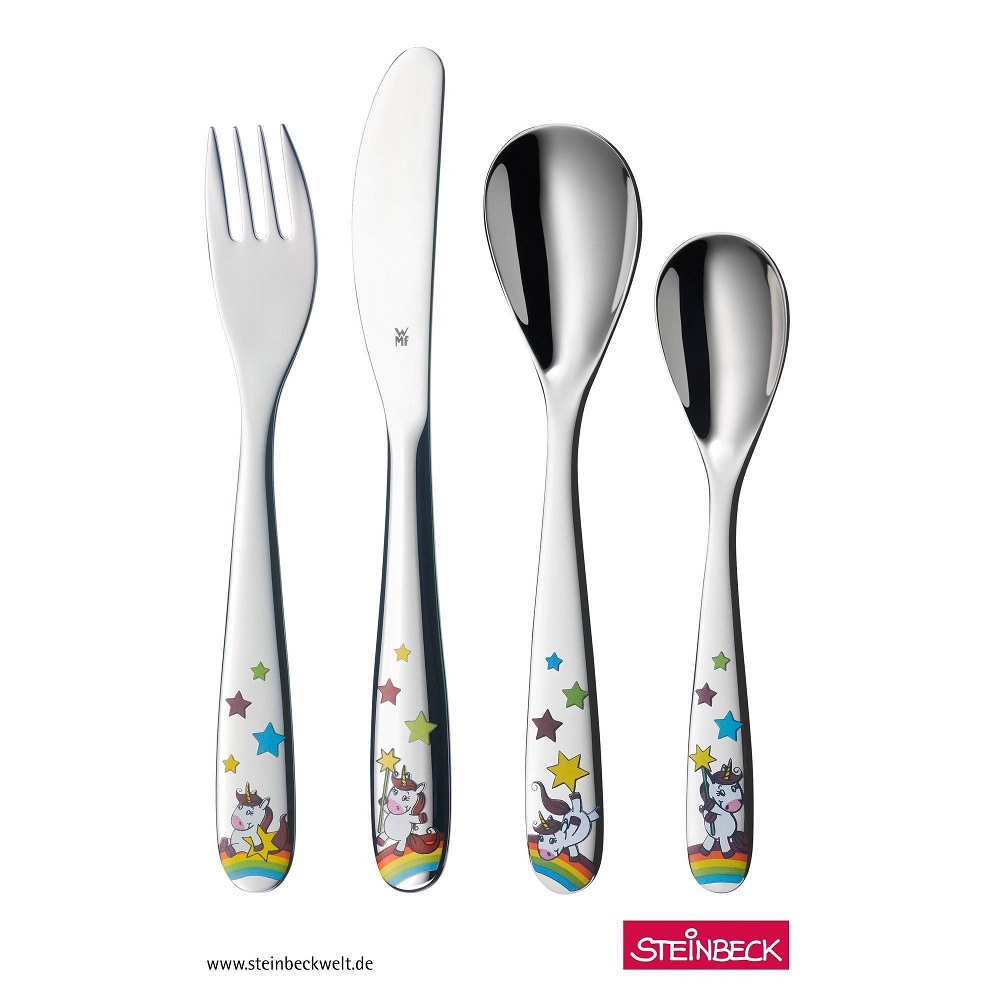 Flatware Kids Set 4 pieces Unicorn