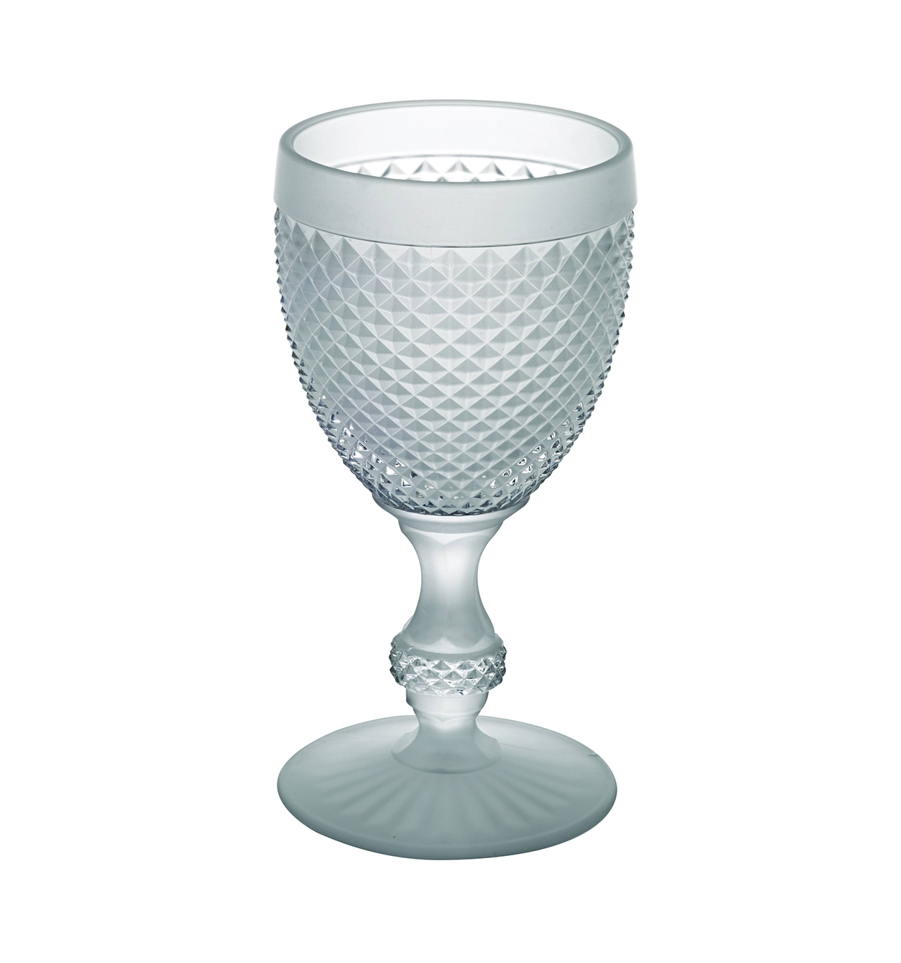 Goblet Bicos Vista Alegre Bicolor Matte Gloss White