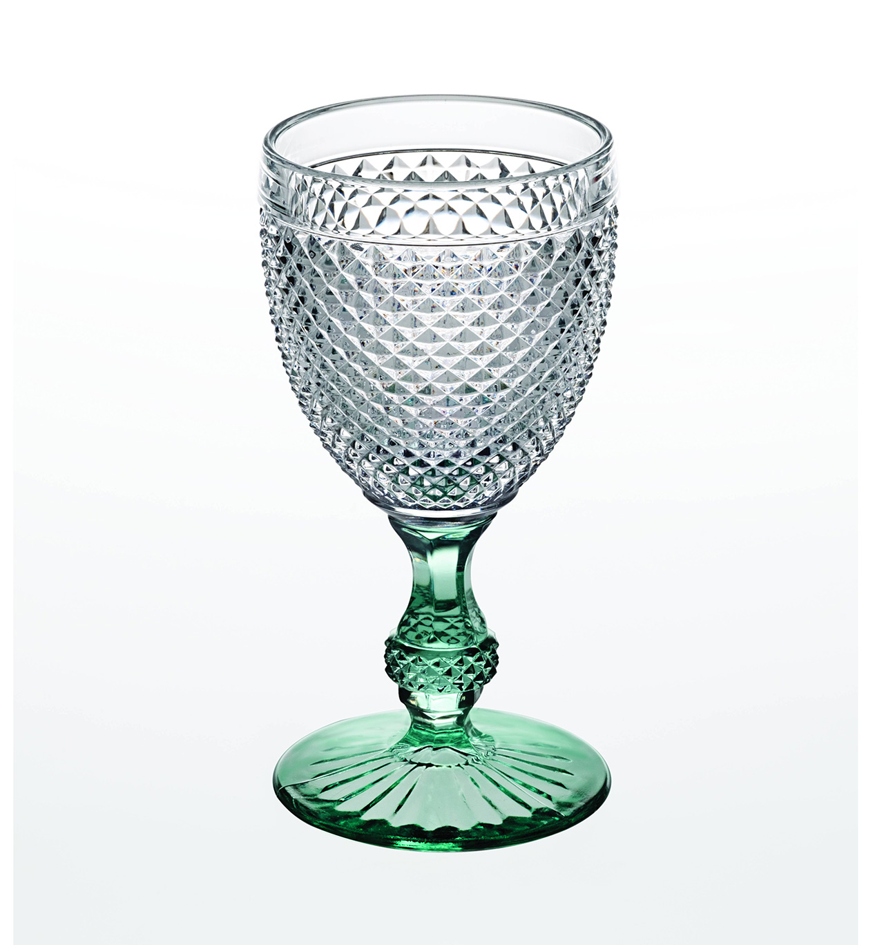 Goblet Bicos Vista Alegre Bicolor Green Mint