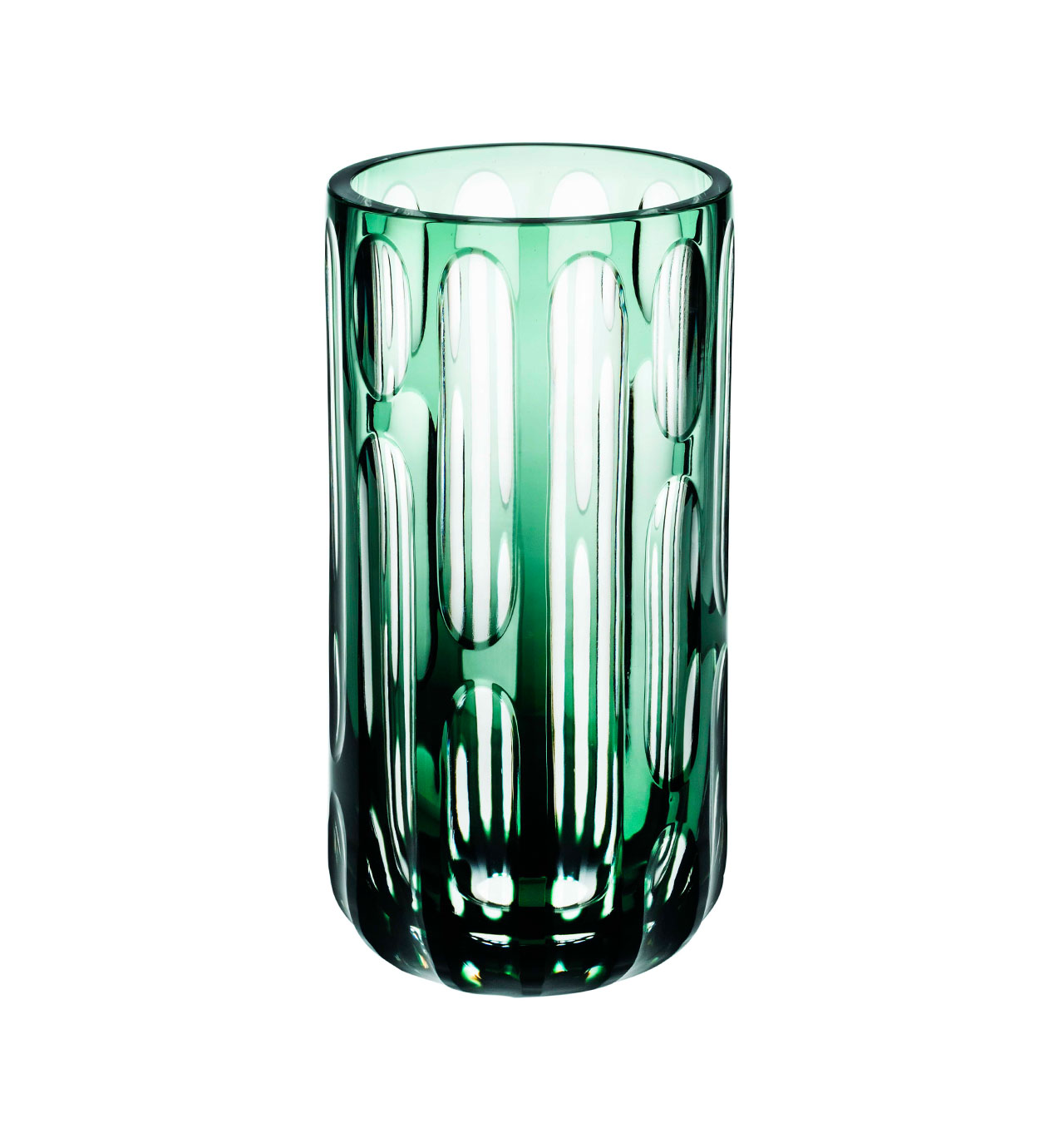 Vase Vista Alegre Cattedrale Case with Double Green