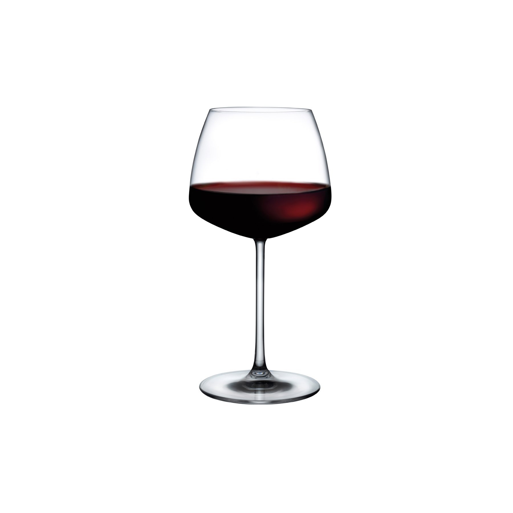 Crystal Red Wine Glass NUDE Glass Mirage Collection