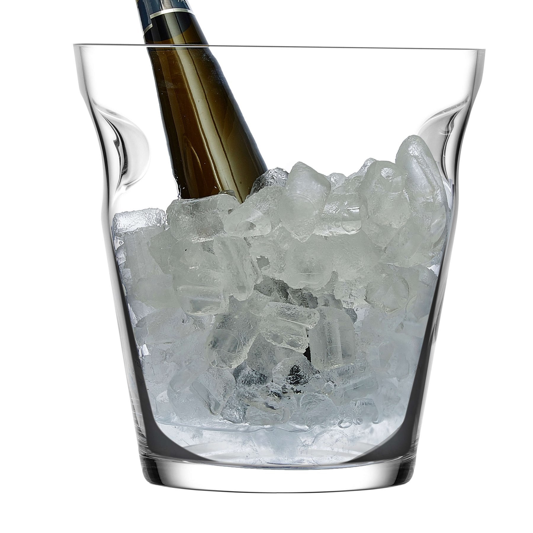 Champagne Cooler Nude Glass Glacier