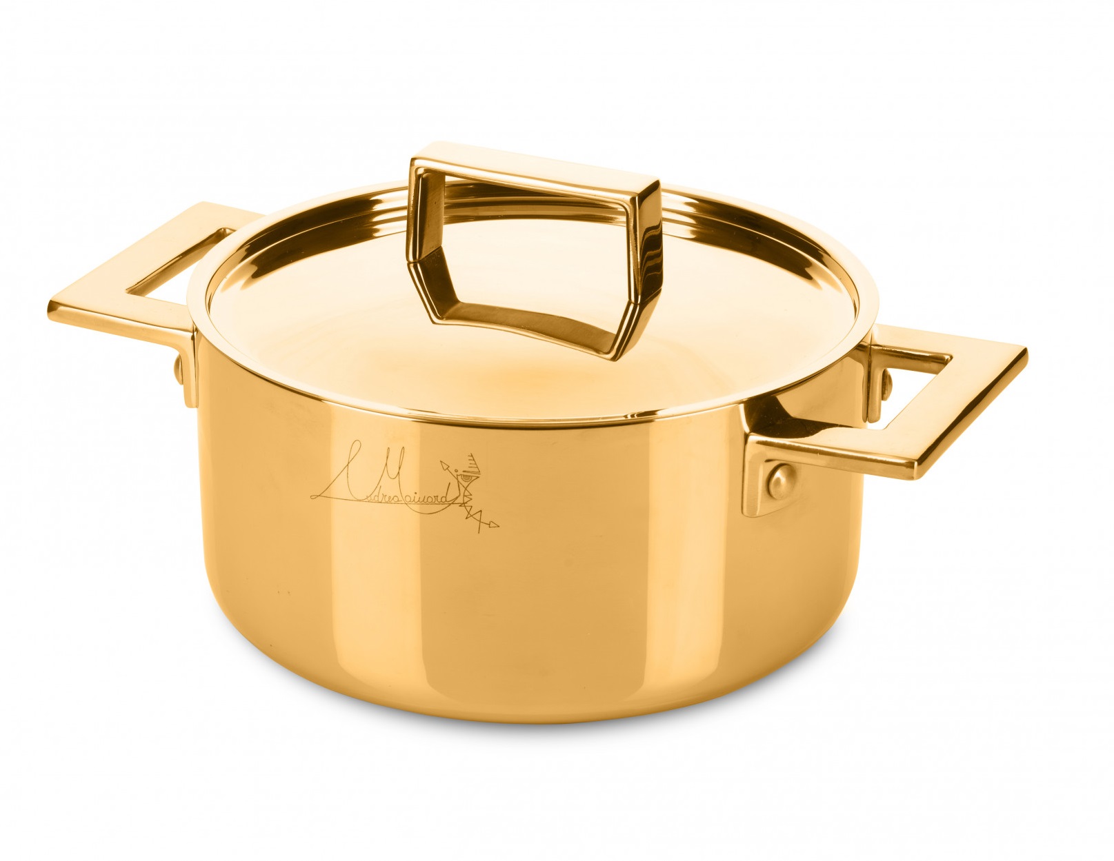 Casserole Mepra Attiva Gold 2 handles 20 cm