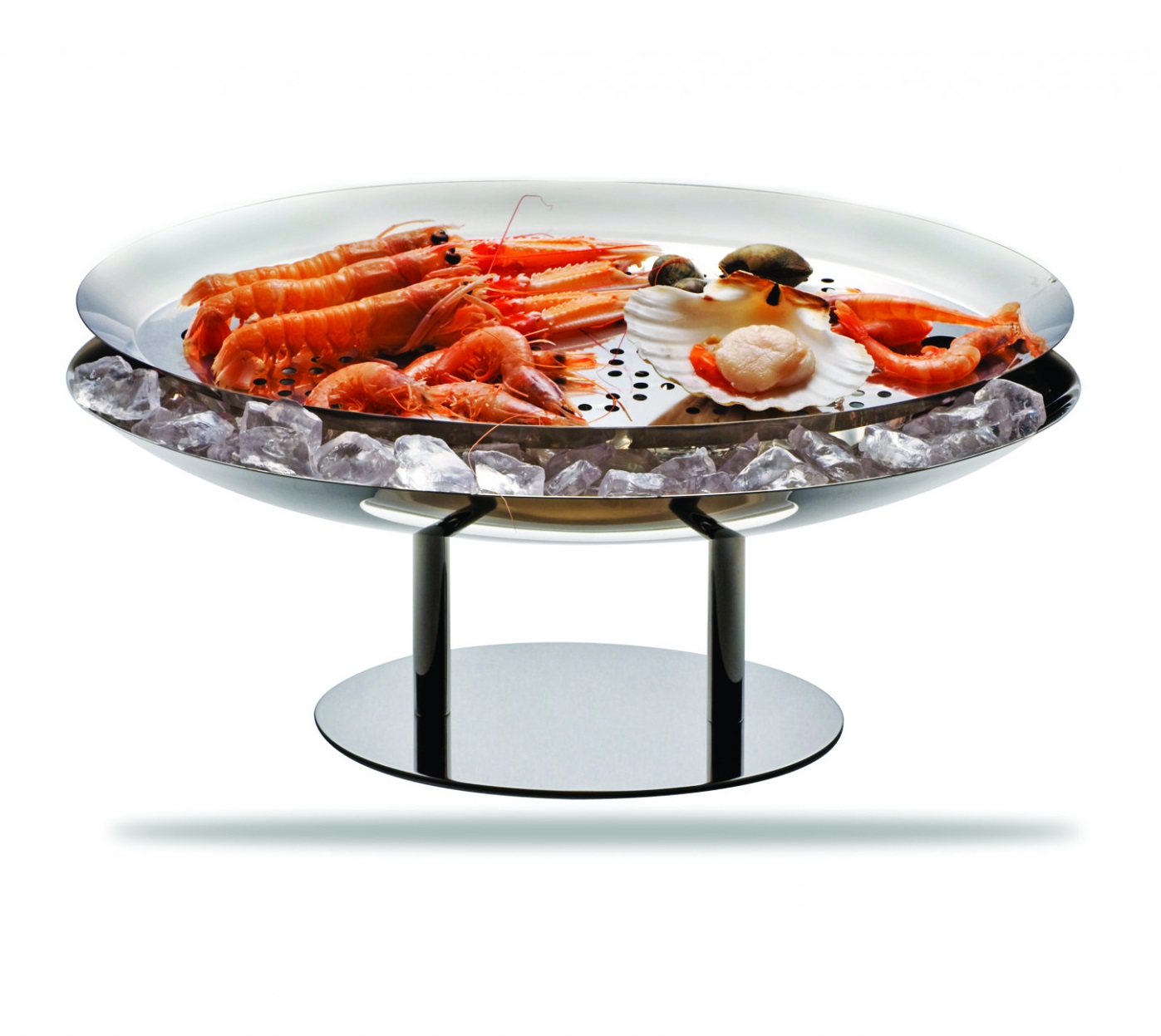 Ice Serving Tray Oval Mepra Marinated fish Holder