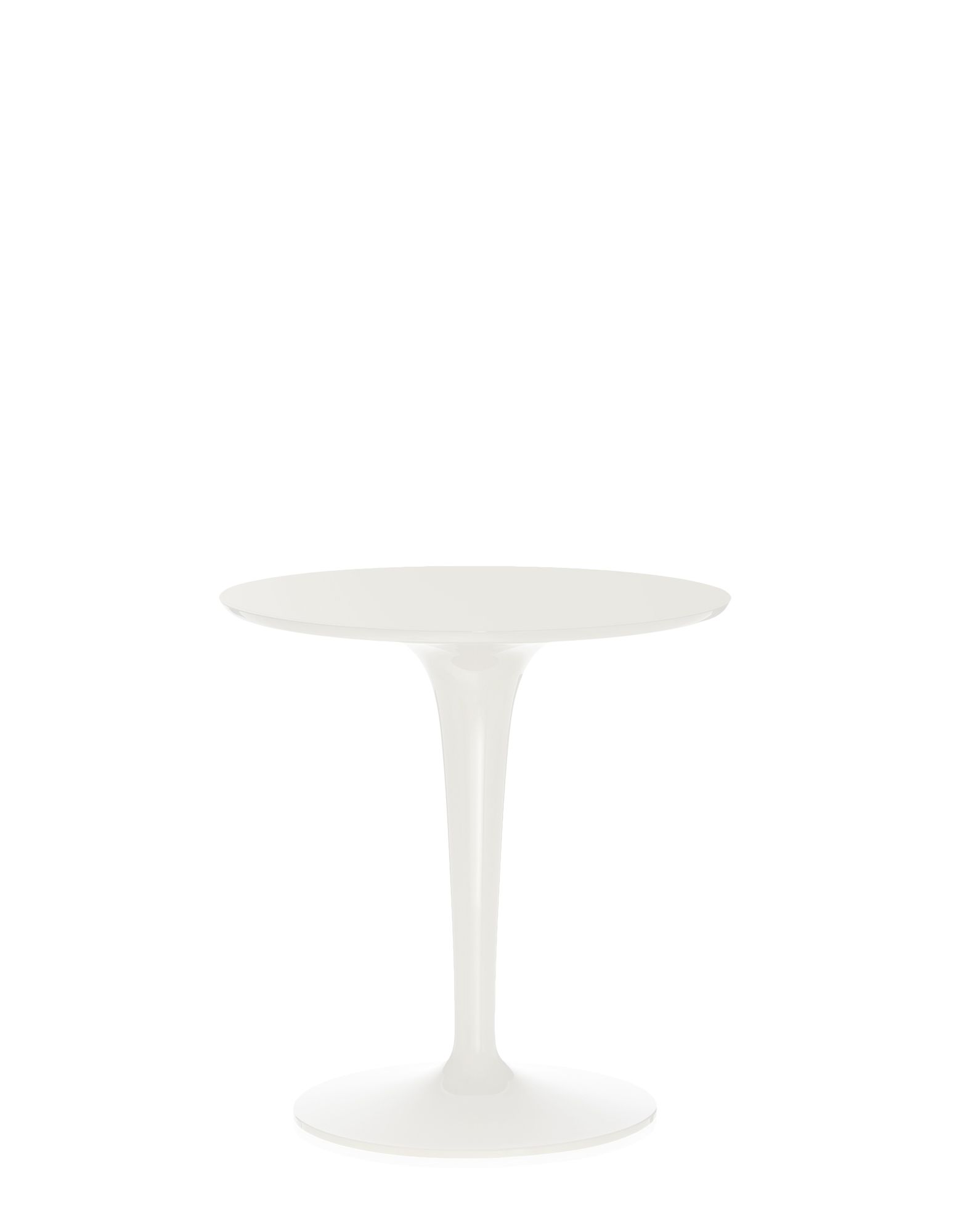 Kartell coffee table tip top mono white