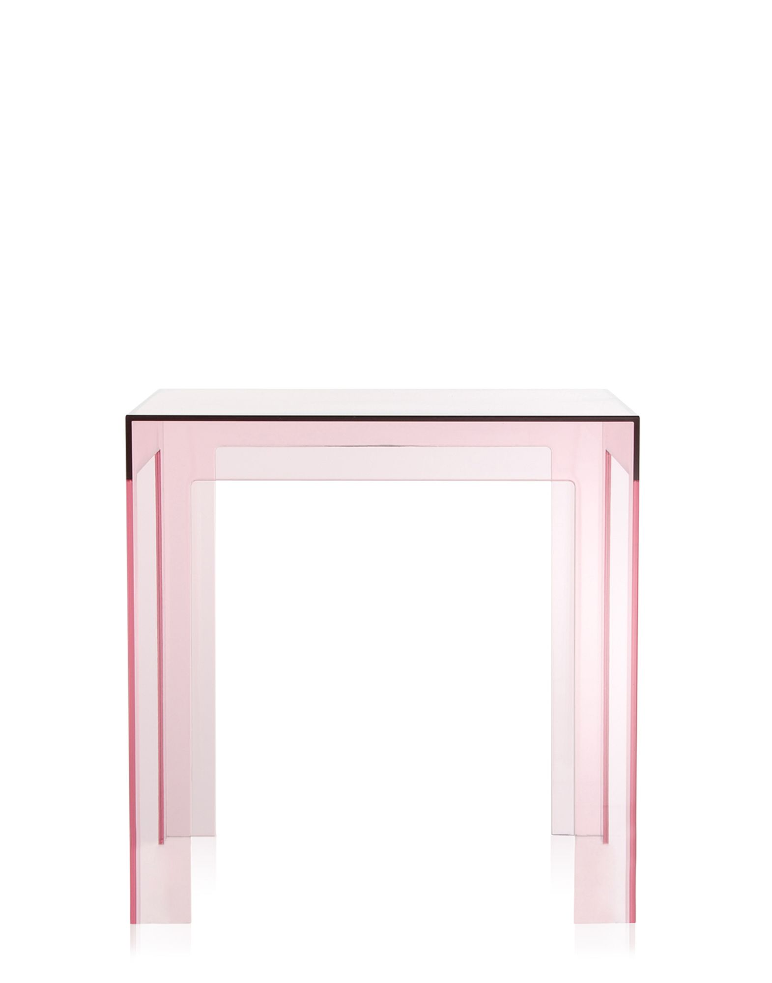 Kartell tavolino jolly rosa