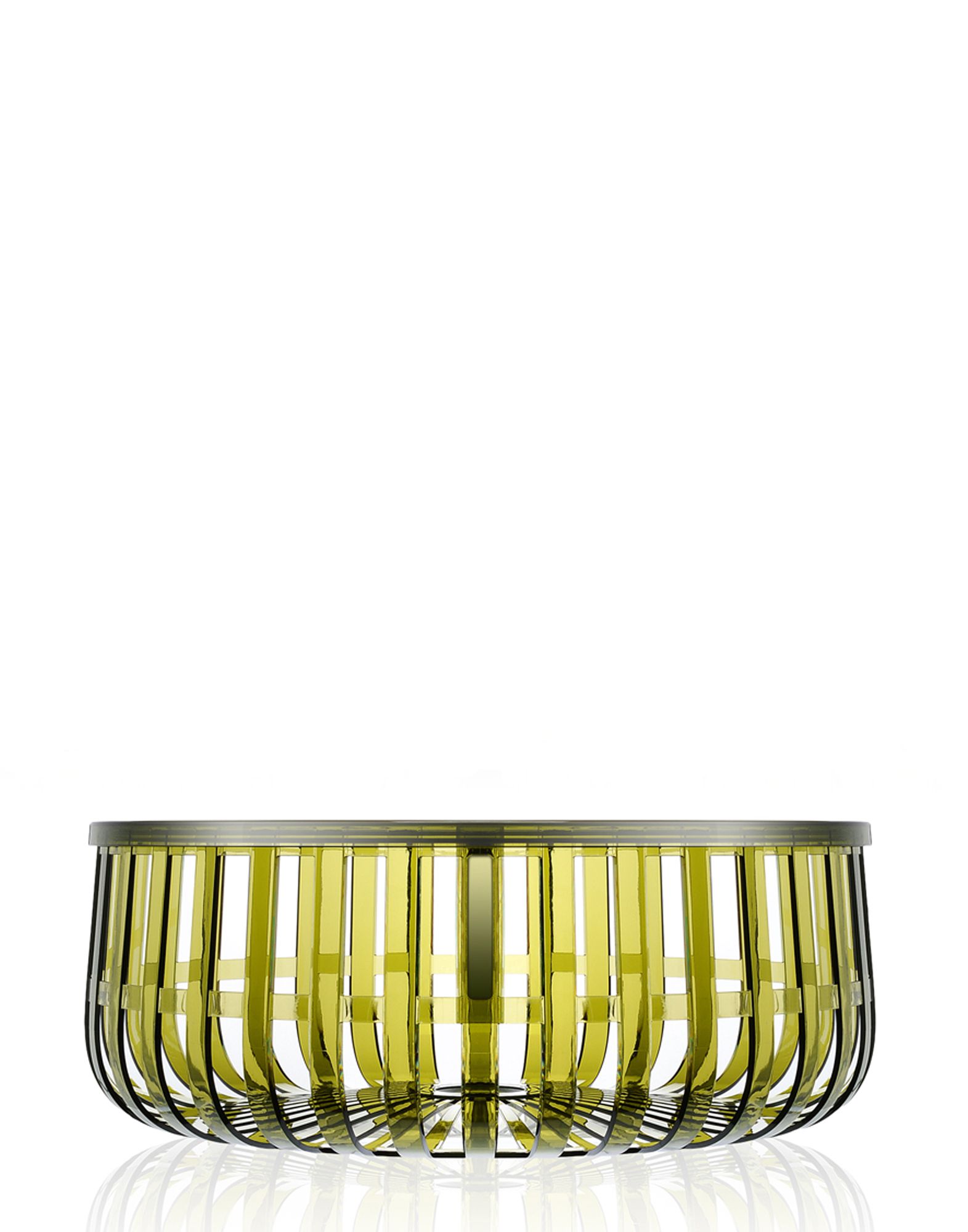 Kartell panier dark green