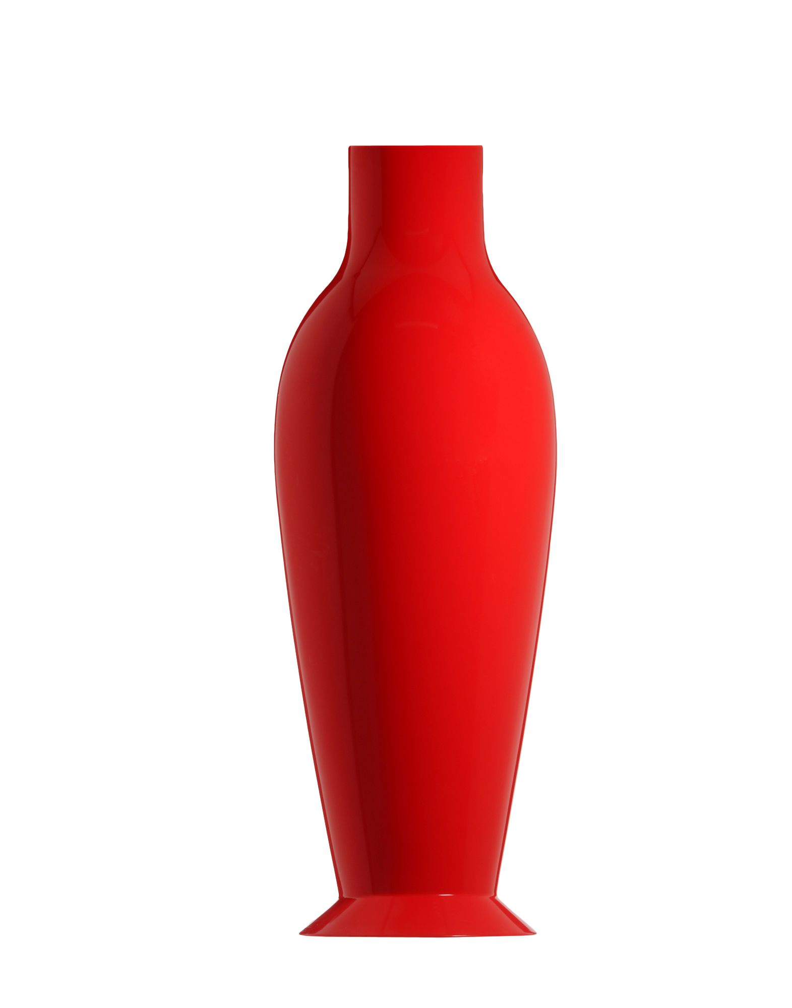 Kartell pot misses flower power red covered